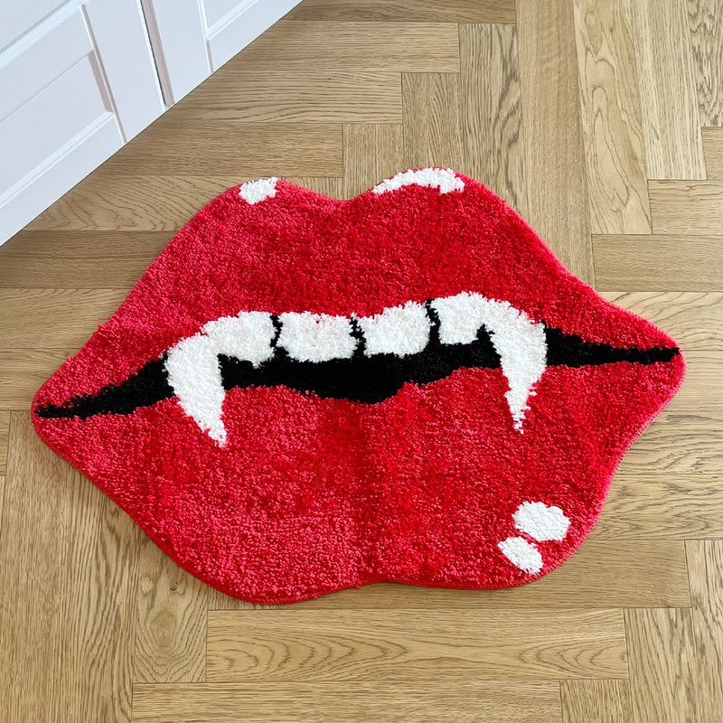 Alfombra Labios de Vampiro
