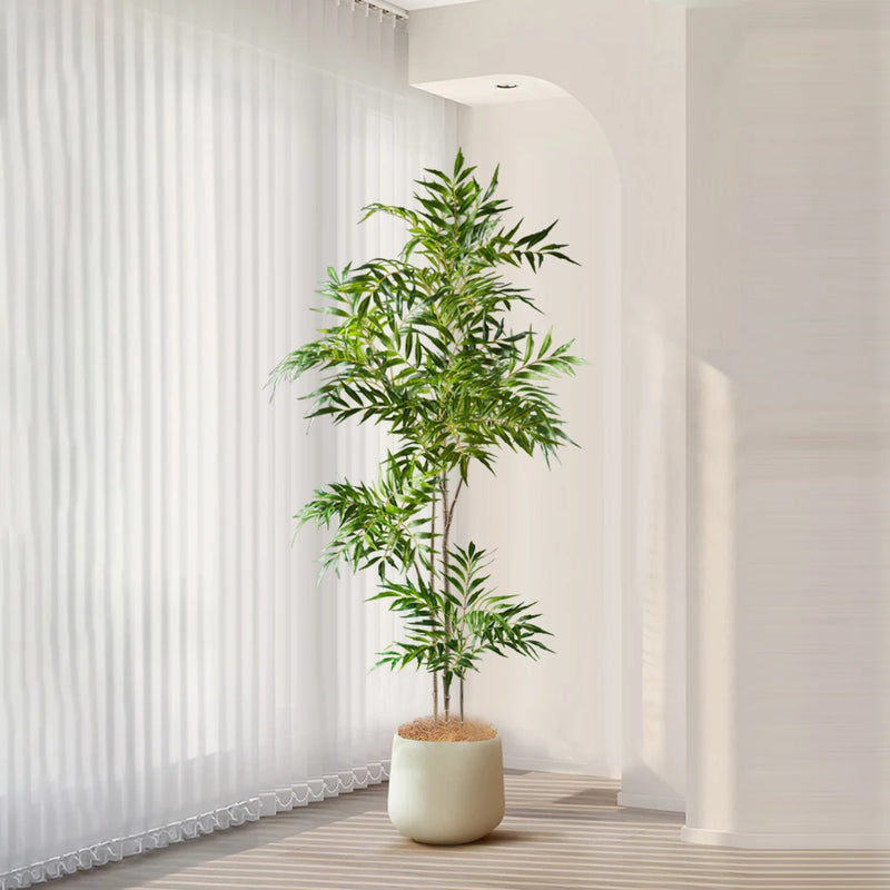Faux Bamboo Palm Tree