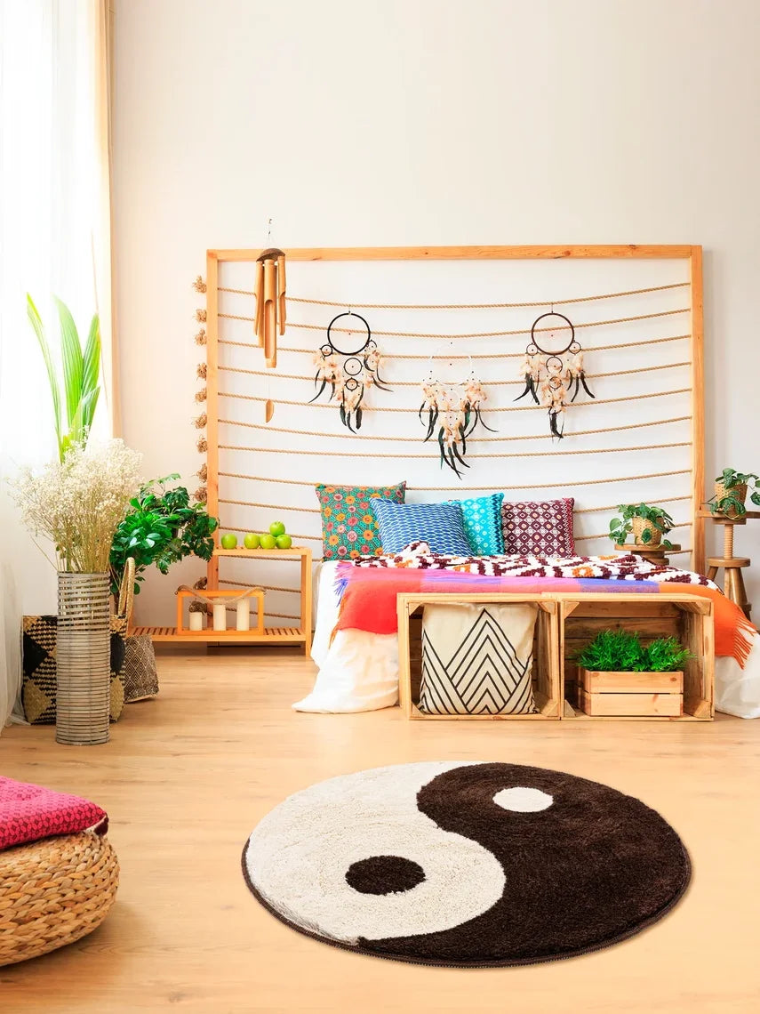 Round Yin Yang Rug
