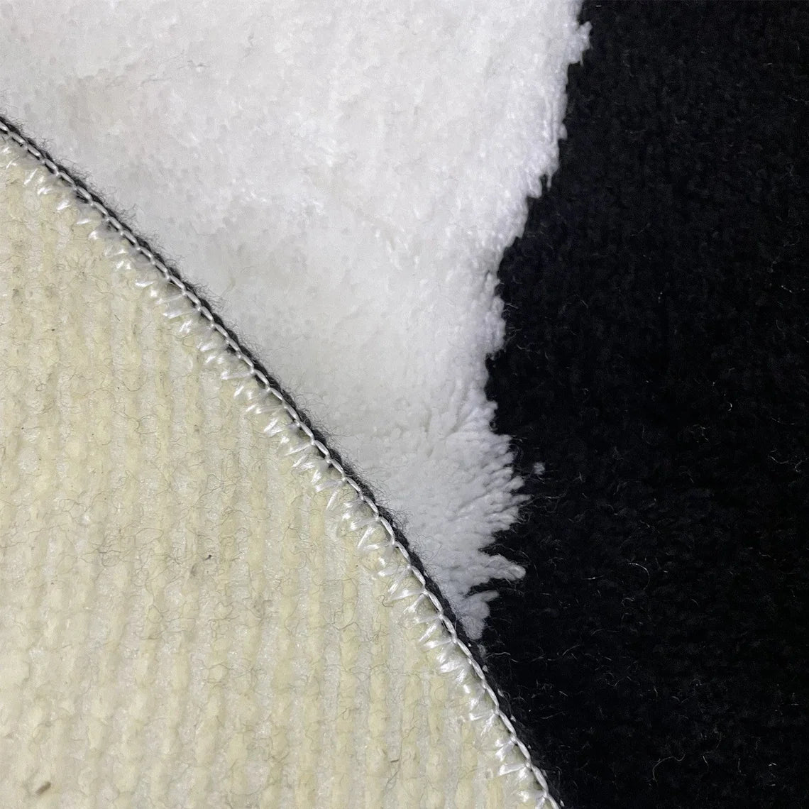 Alfombra yin yang, detalle