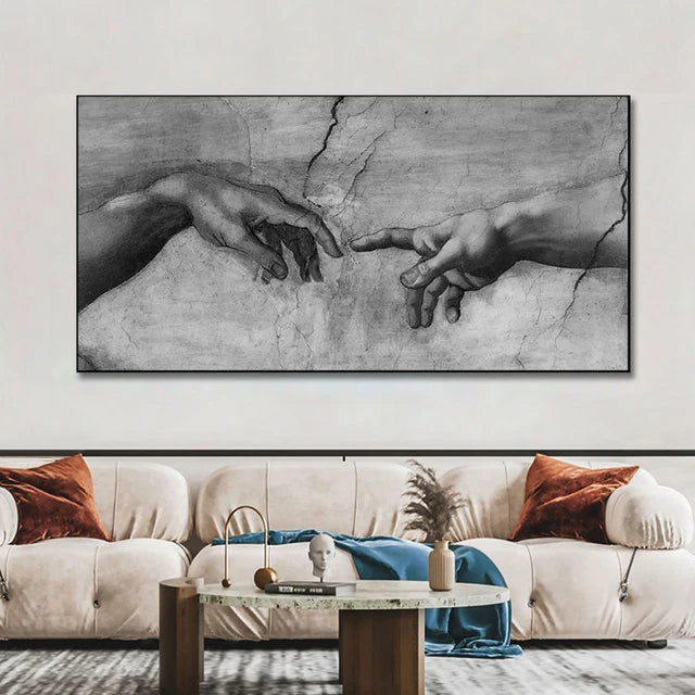 The Creation of Adam Canvas