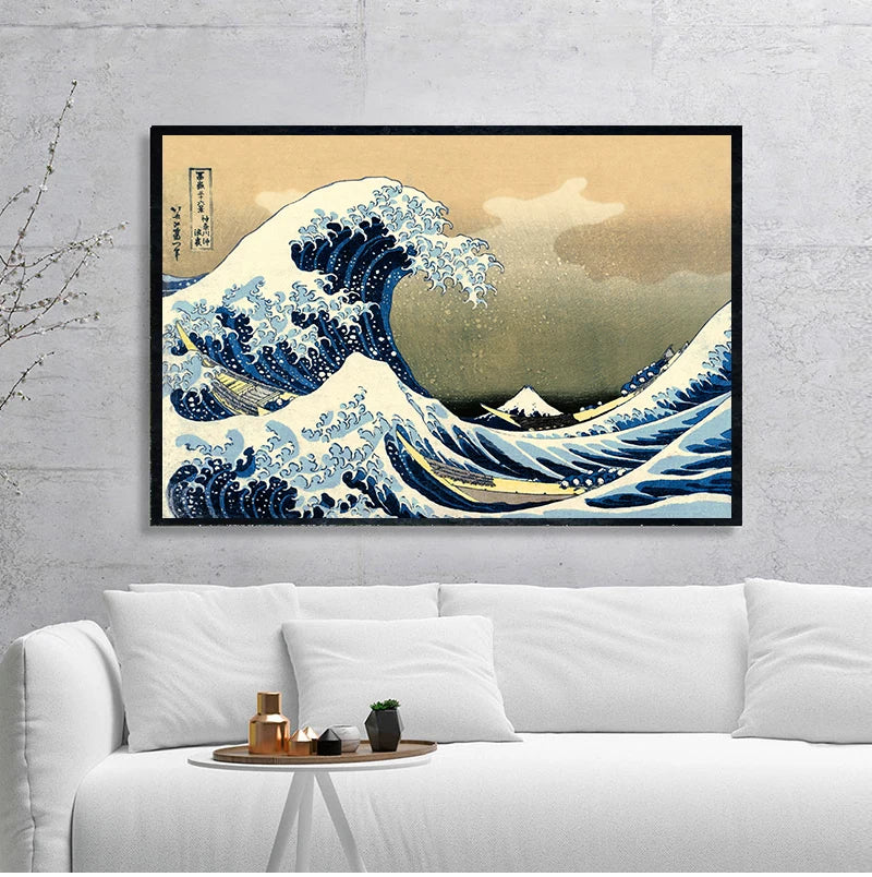 Lámina japonesa de Hokusai