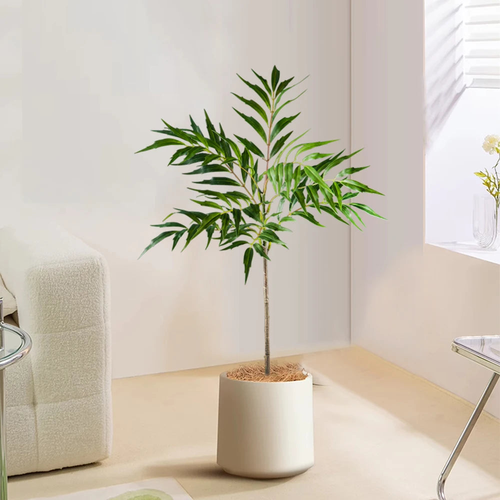 Faux Bamboo Palm Tree