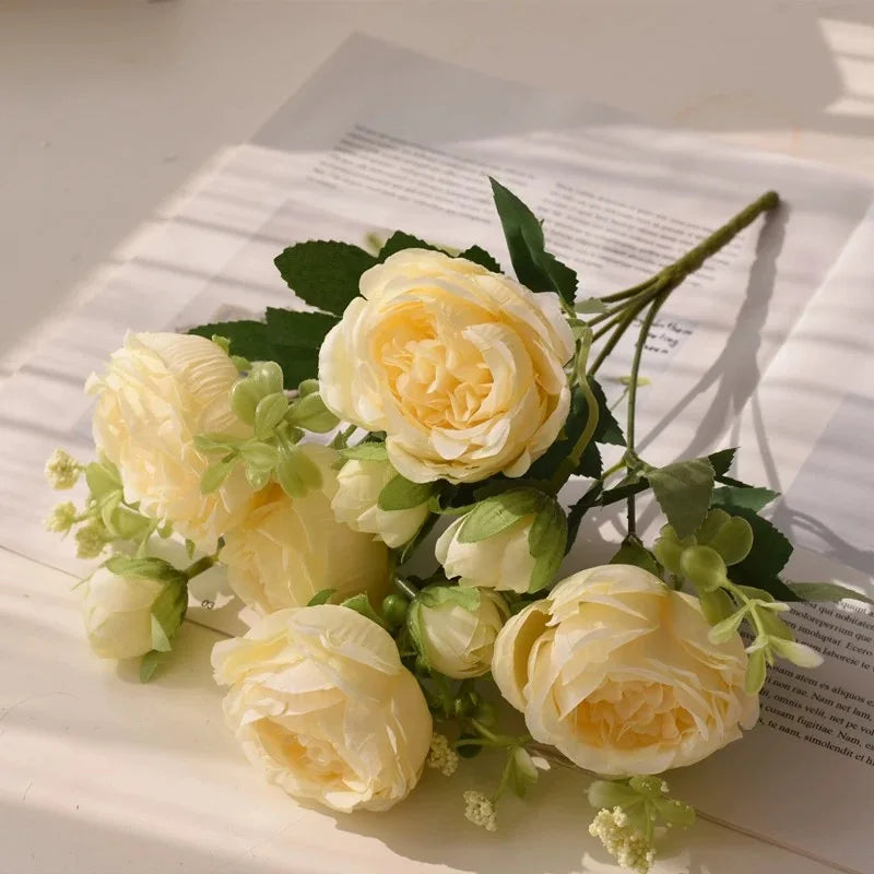 Peony & Rose Silk Bouquet