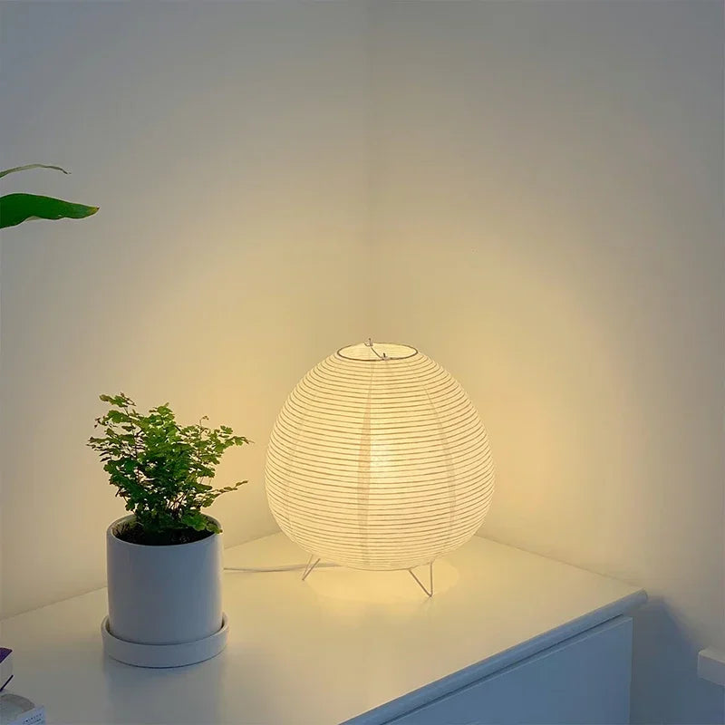 Rice Paper Lantern Table Lamp