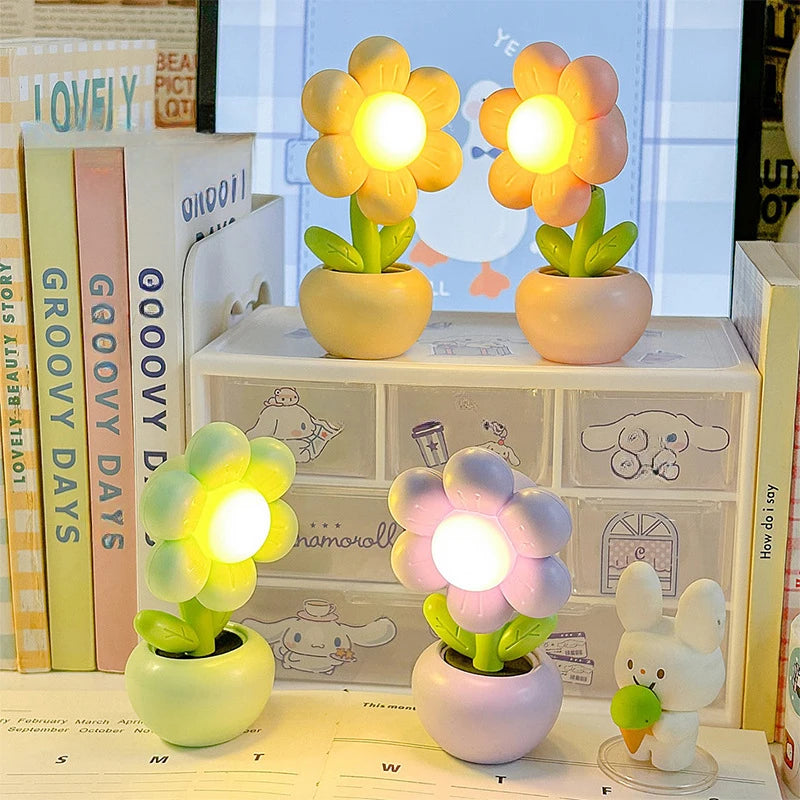 Mini Flower Pot Night Light