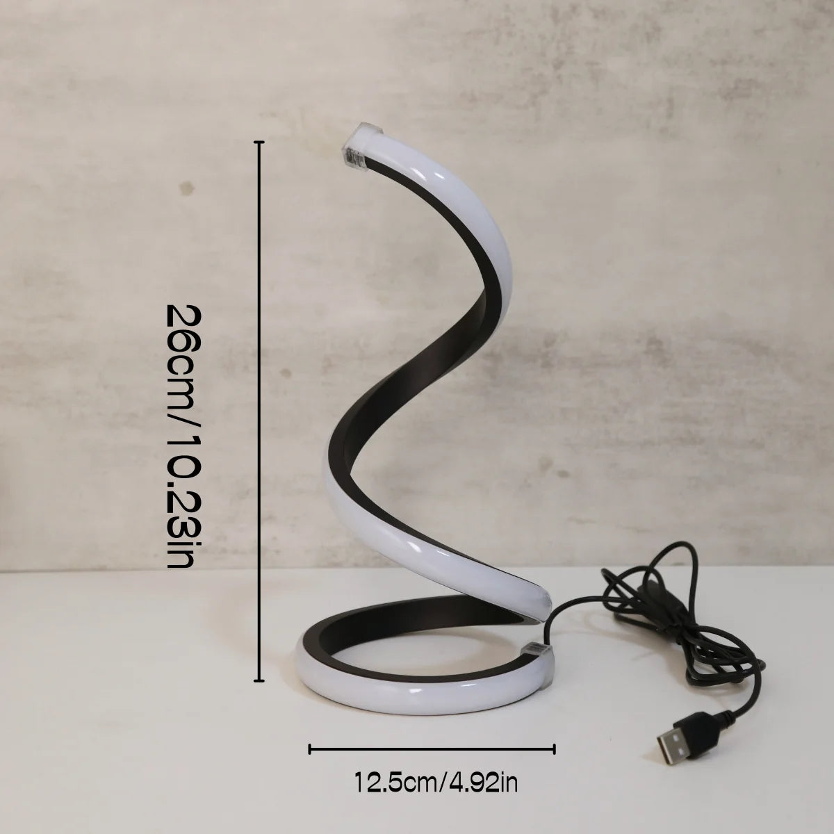 Spiral LED Desk Lamp