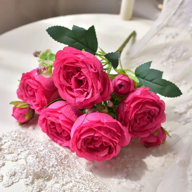 Peony & Rose Silk Bouquet