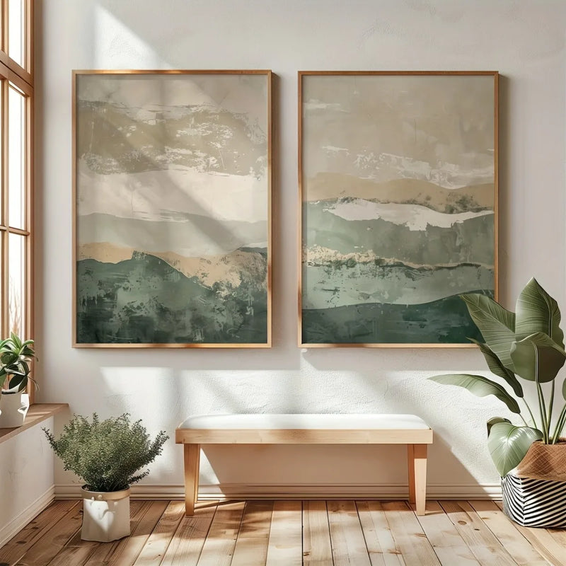 Wabi-Sabi Canvas Prints (Set of 2)