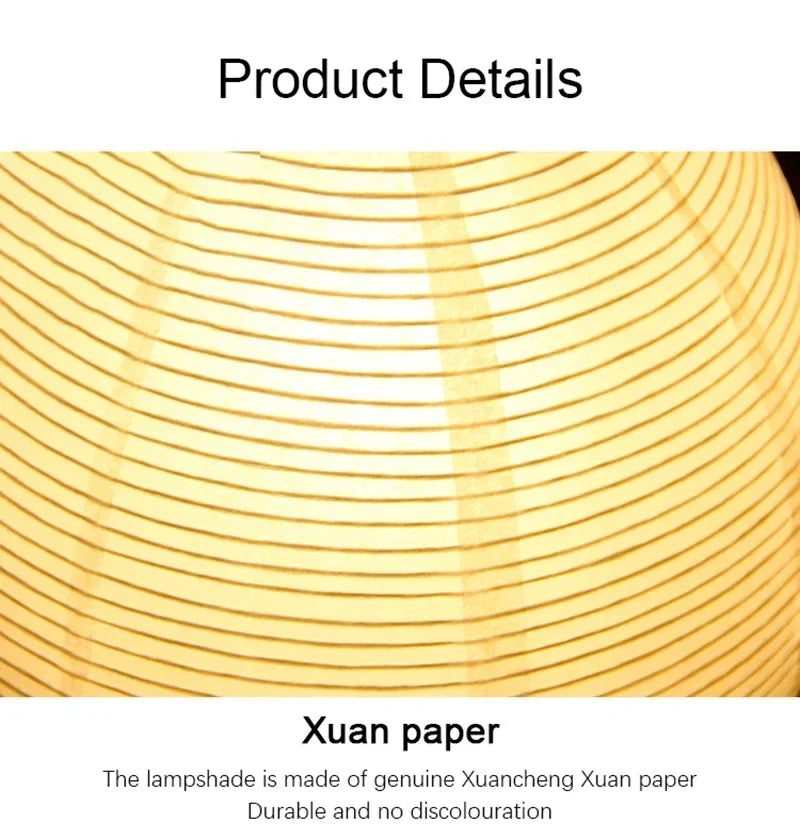 Rice Paper Lantern Table Lamp