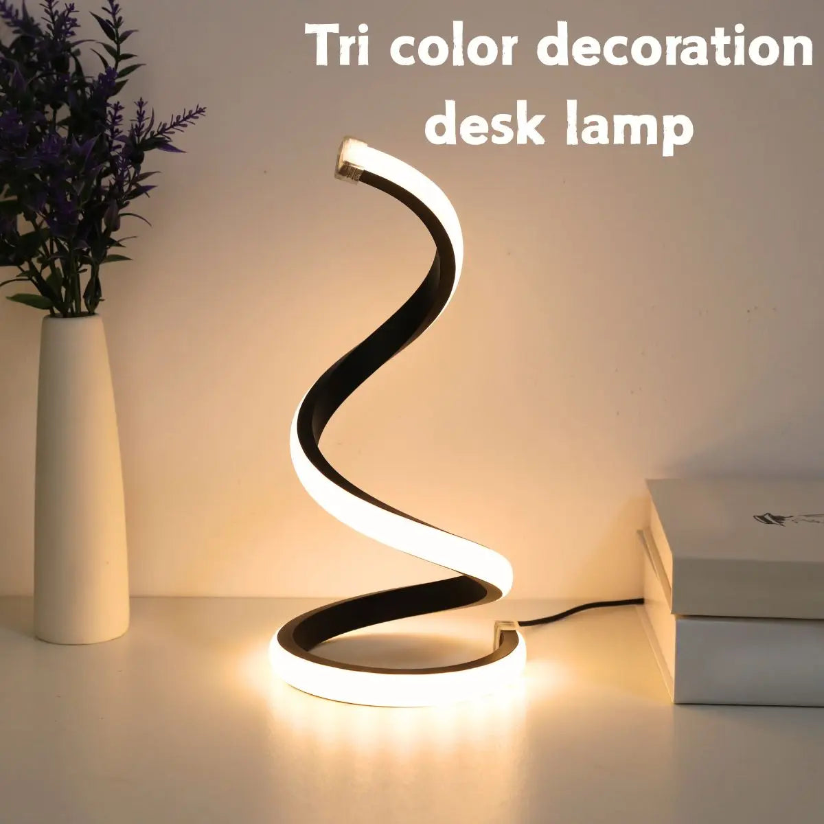 Spiral LED Desk Lamp