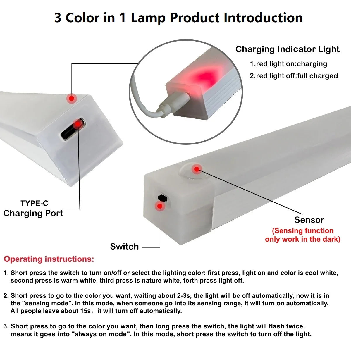 Motion Sensor Under-Bed Light