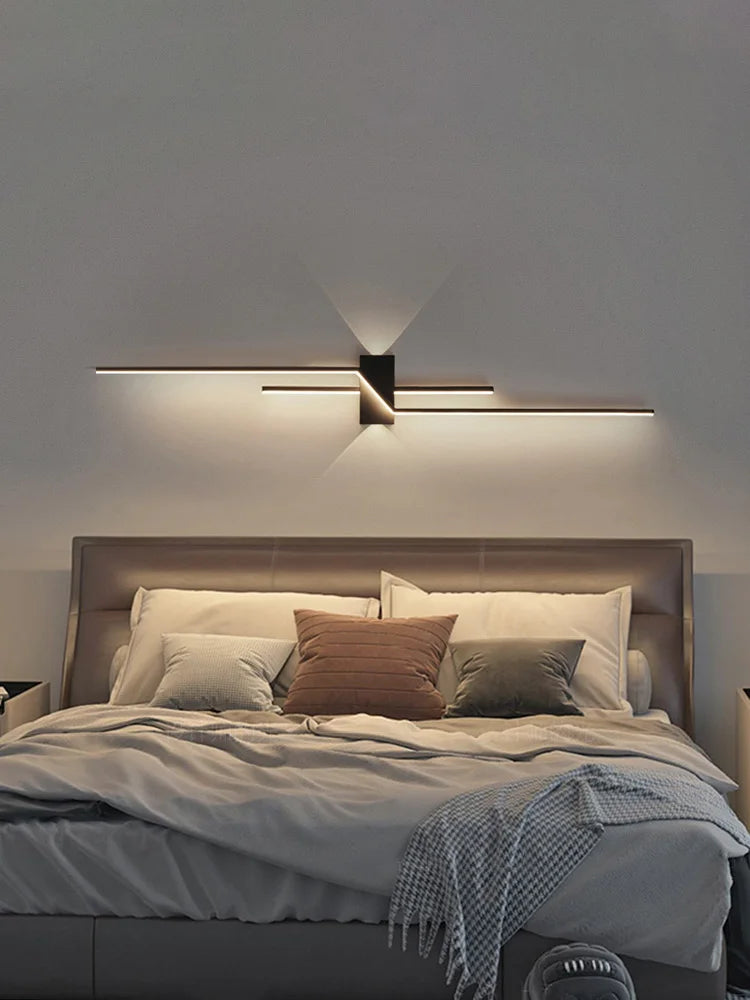 Aplique de pared Aura LED en un salón
