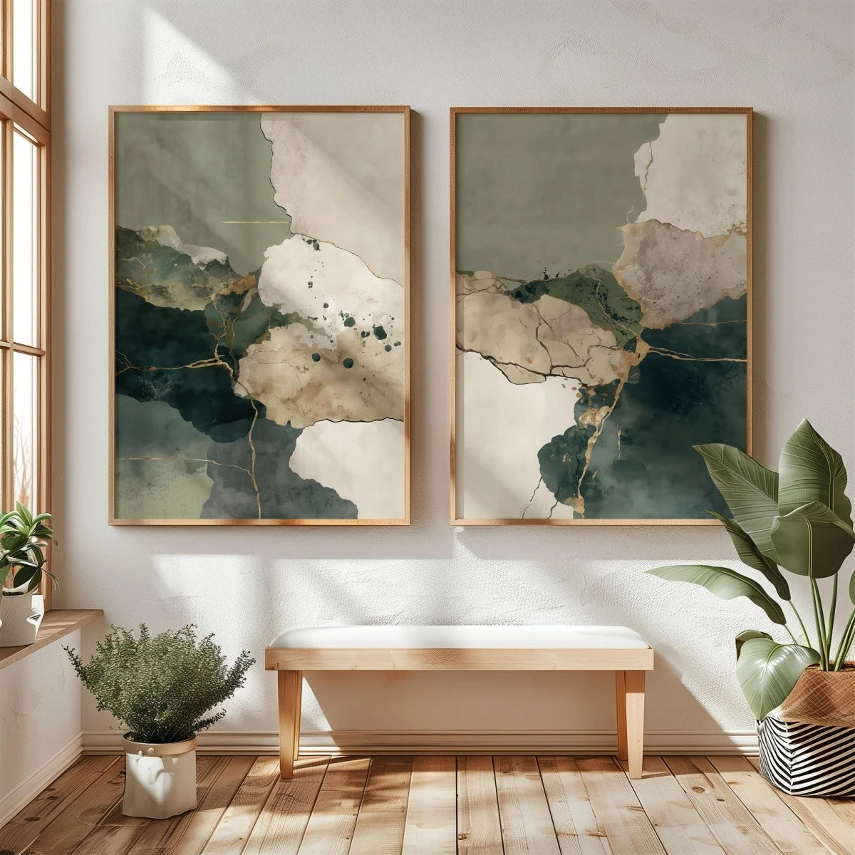 Wabi-Sabi Canvas Prints (Set of 2)