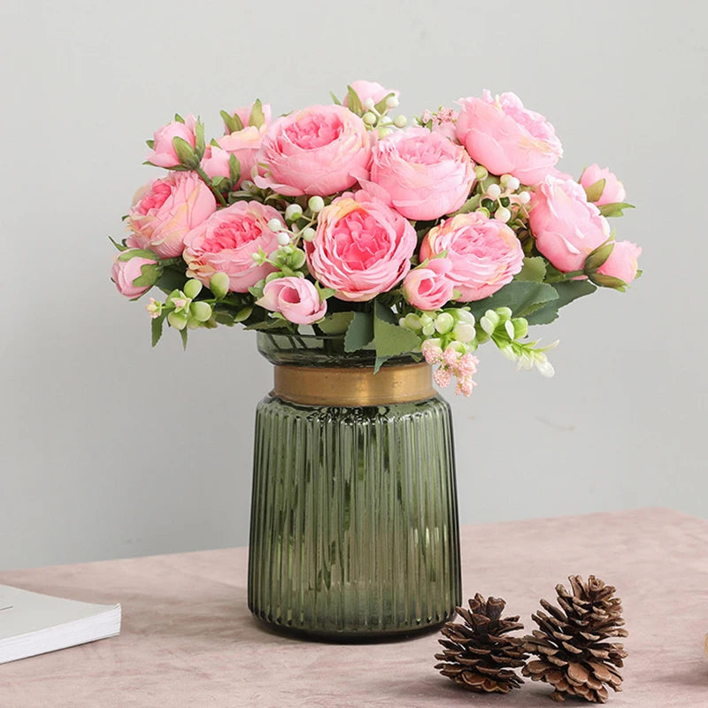 Peony & Rose Silk Bouquet
