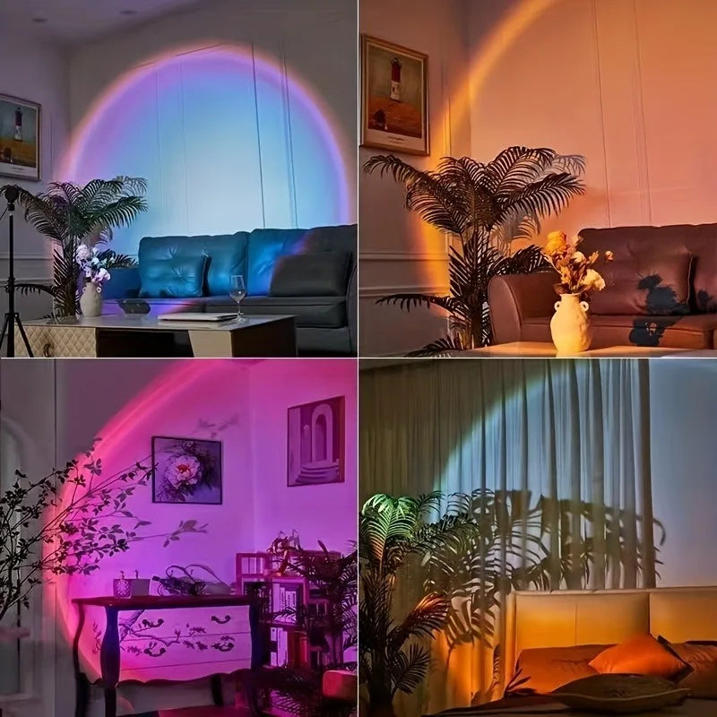 Lámpara proyector de atardecer