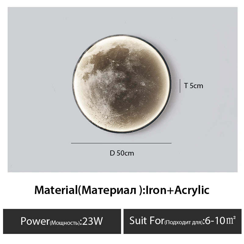 Lámpara Luna 3D