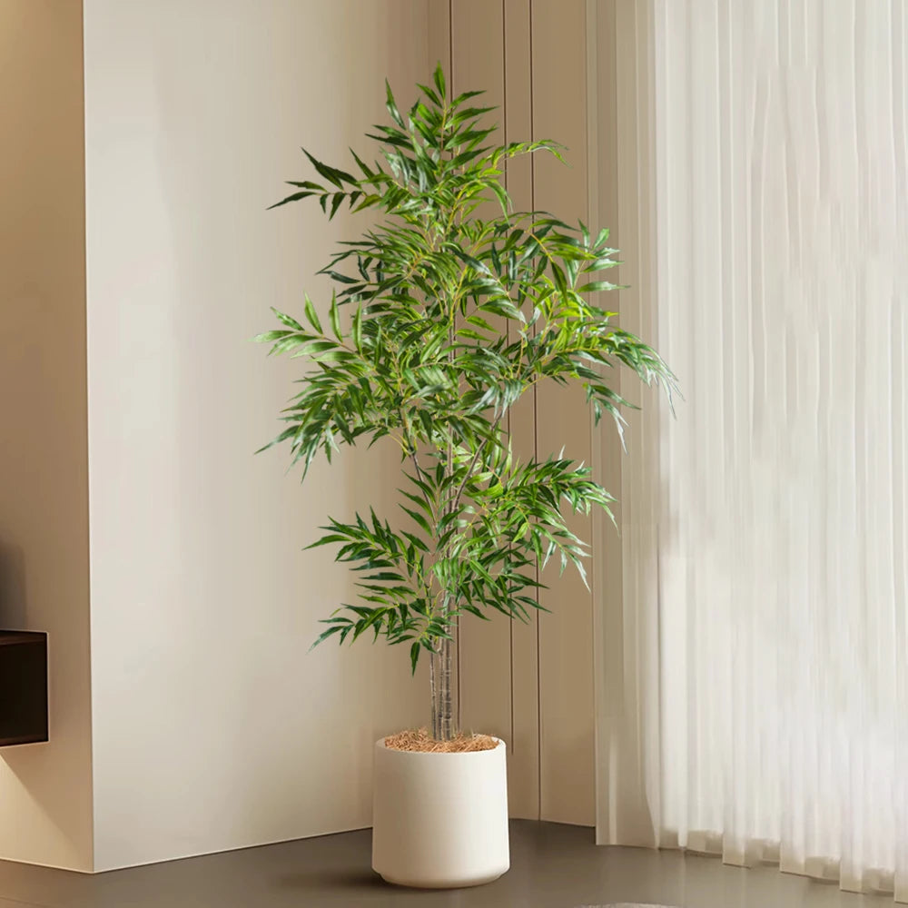 Faux Bamboo Palm Tree
