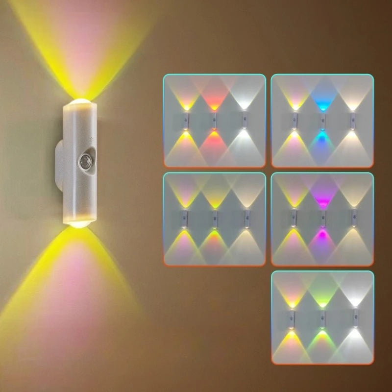 Colour Up & Down Wall Light, Rechargeable