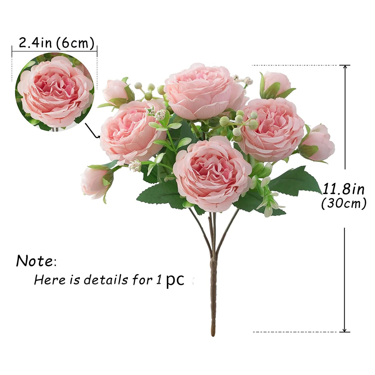 Peony & Rose Silk Bouquet