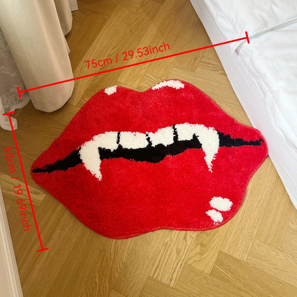 Vampire Lips Rug