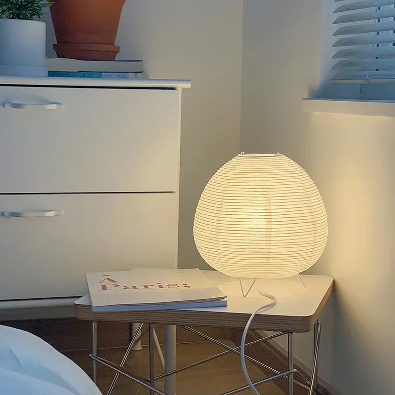 Rice Paper Lantern Table Lamp