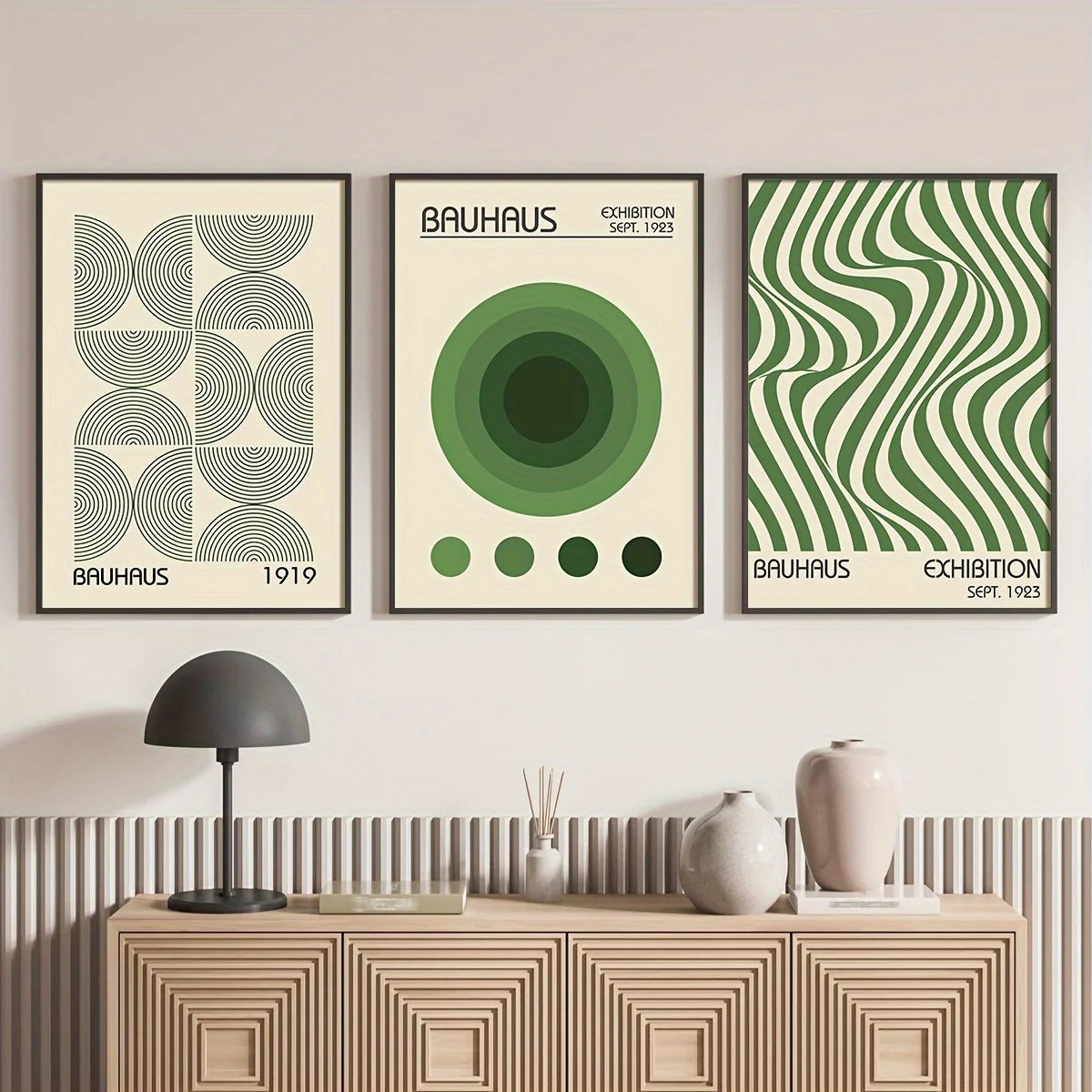 Green Mid-Century Art Prints