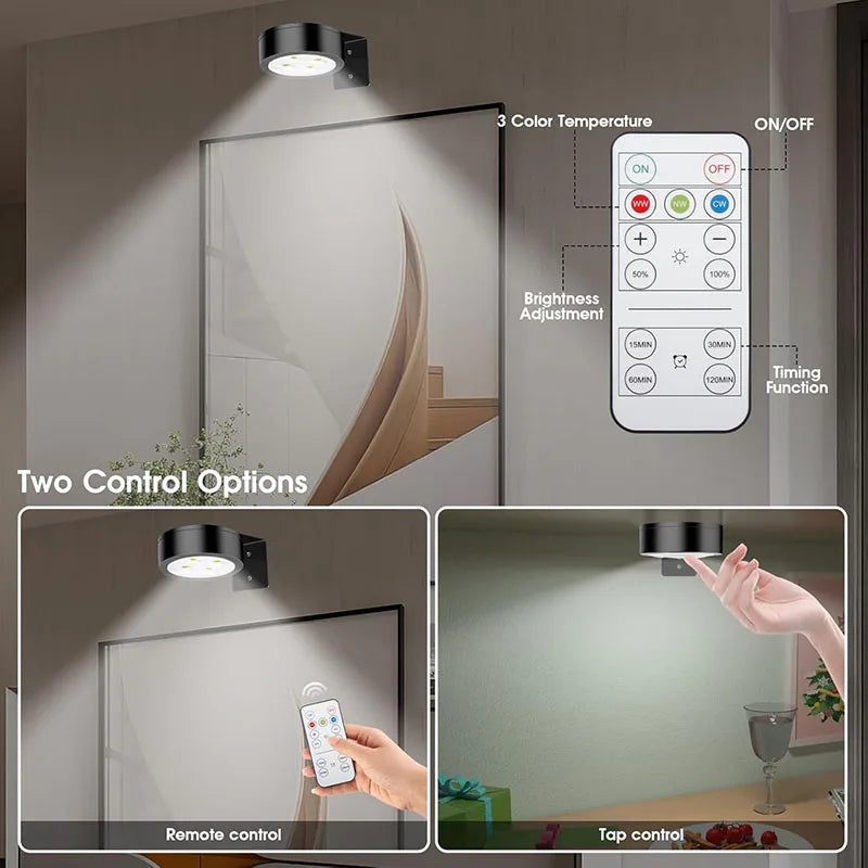 Wireless Spotlight with Remote