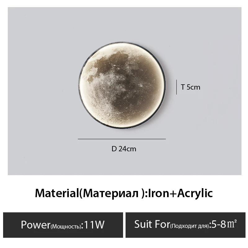 Lámpara Luna 3D