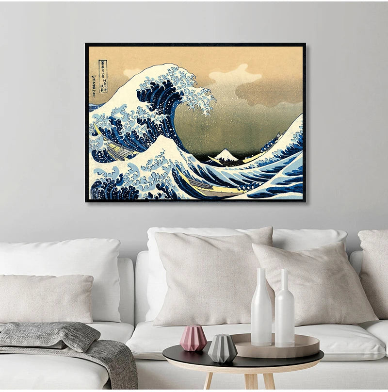 Lámina japonesa de Hokusai