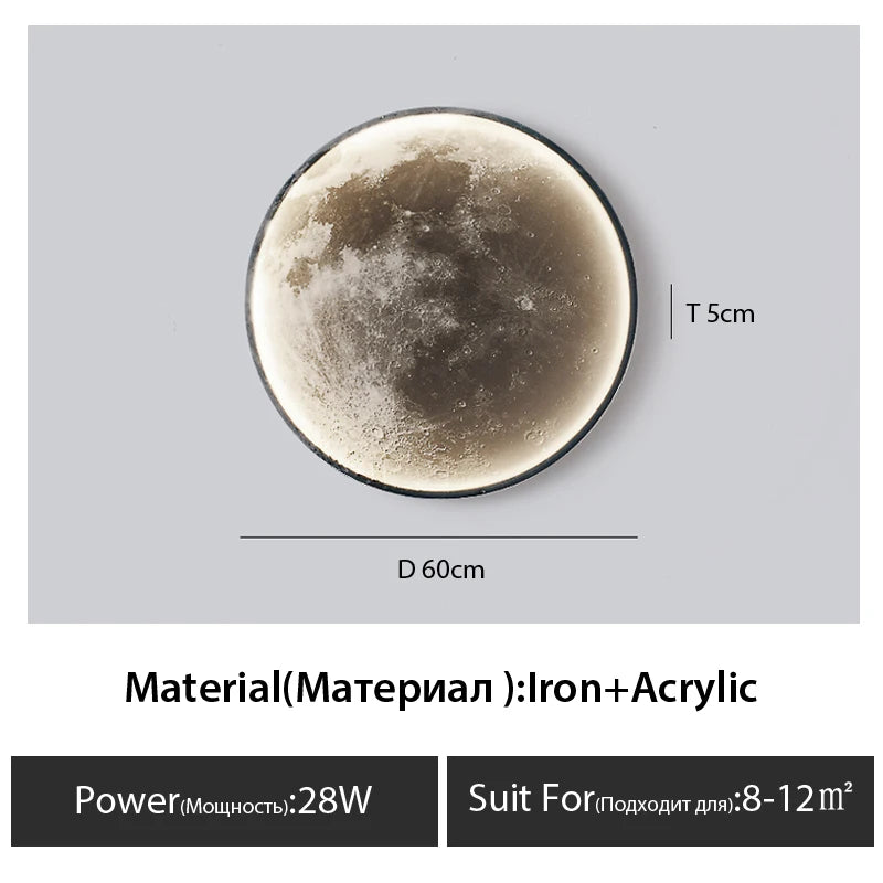Lámpara Luna 3D