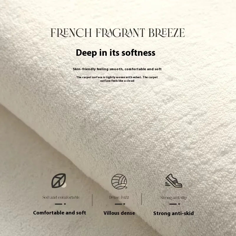 Cashmere-Feel Typography Rug