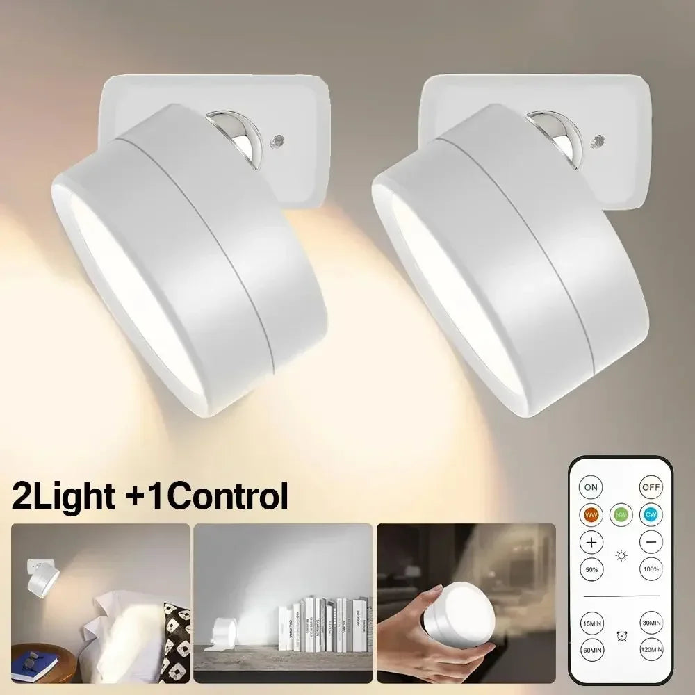 Aplique de pared magnético recargable