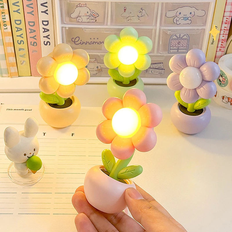 Mini Flower Pot Night Light