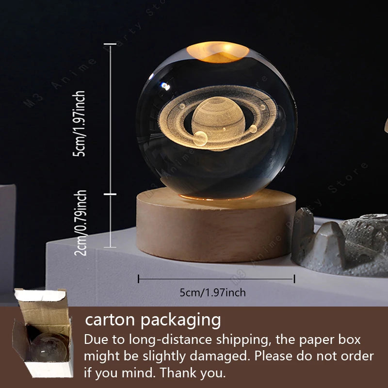 Crystal Ball Night Light (5 cm)
