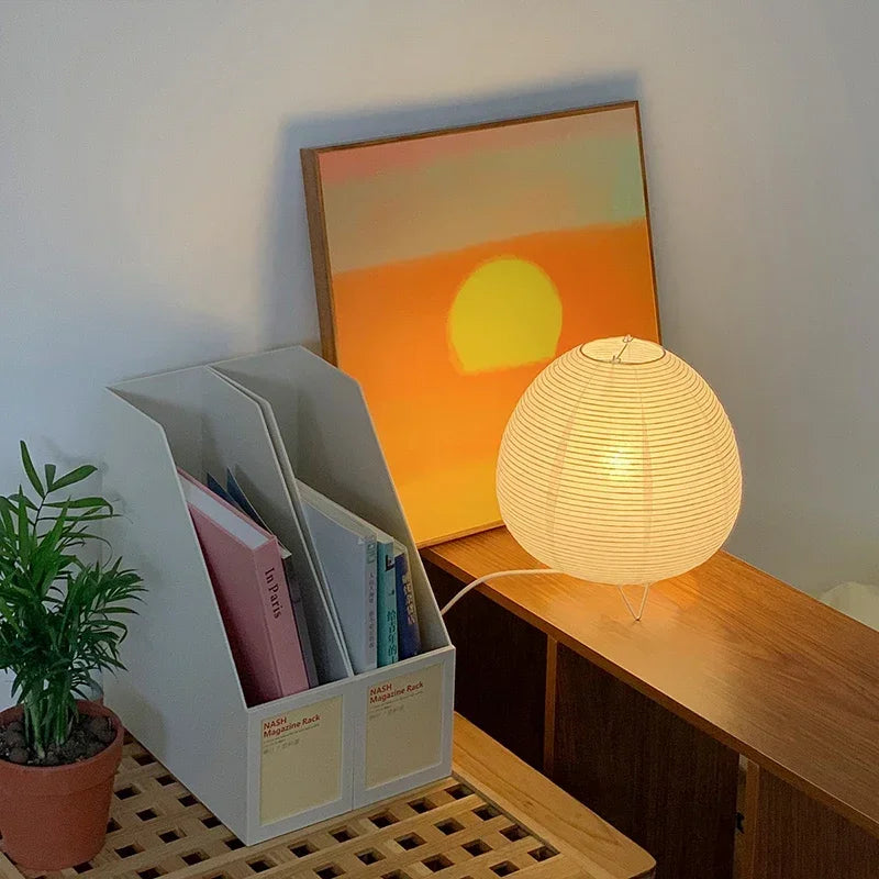 Rice Paper Lantern Table Lamp