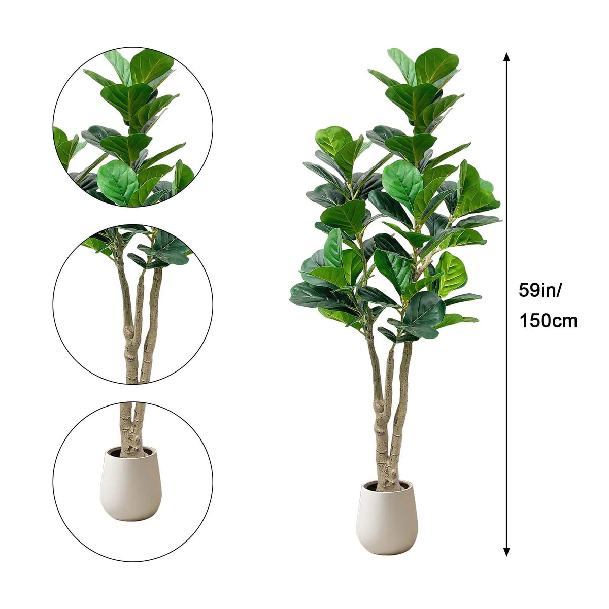Emerald Artificial Fiddle Leaf Fig