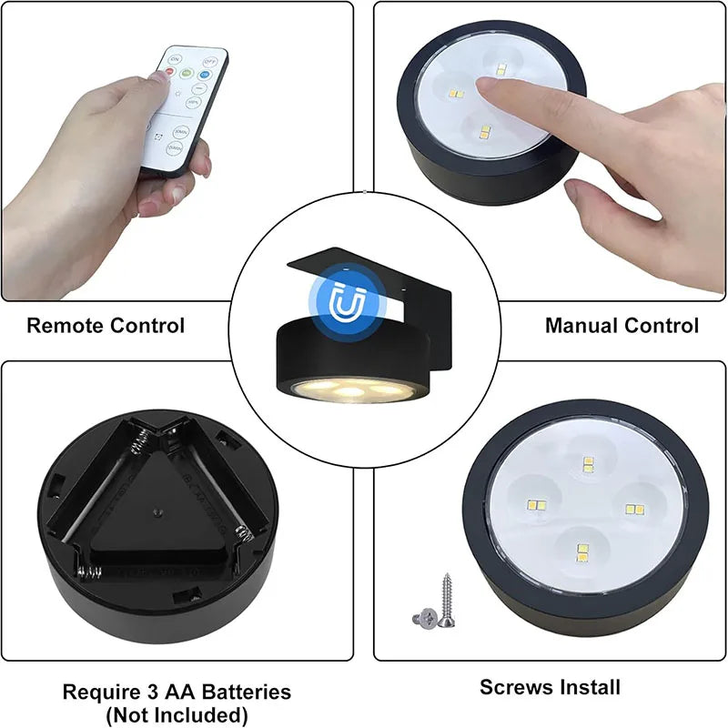 Wireless Spotlight with Remote