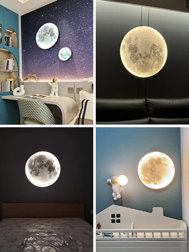 Lámpara Luna 3D