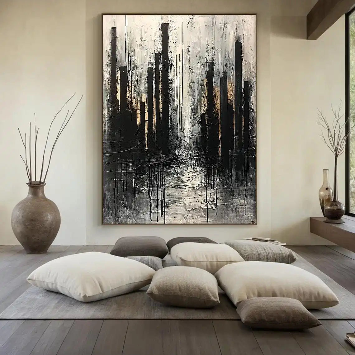 Abstract Dance Oil Painting