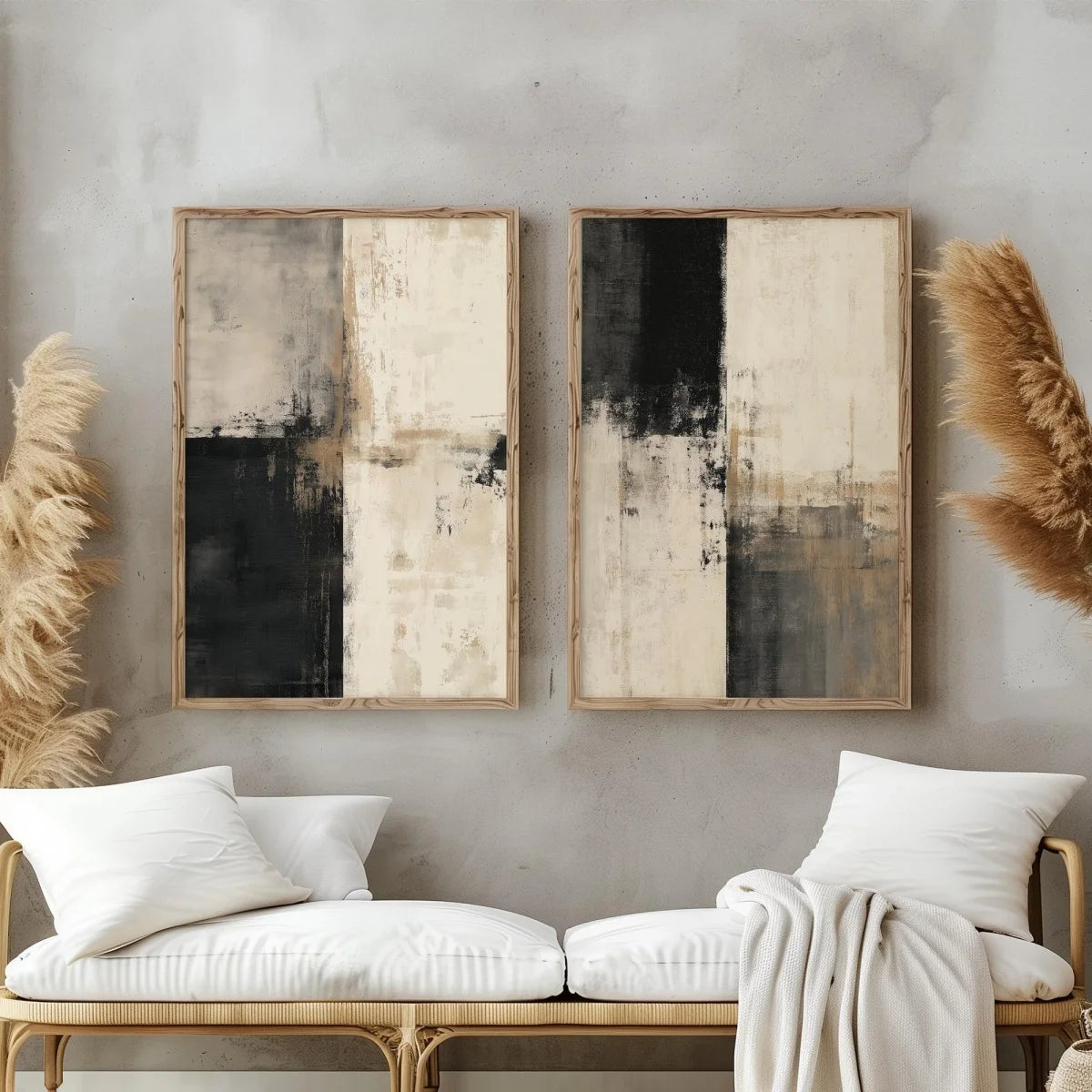 Wabi-Sabi Canvas Prints (Set of 2)