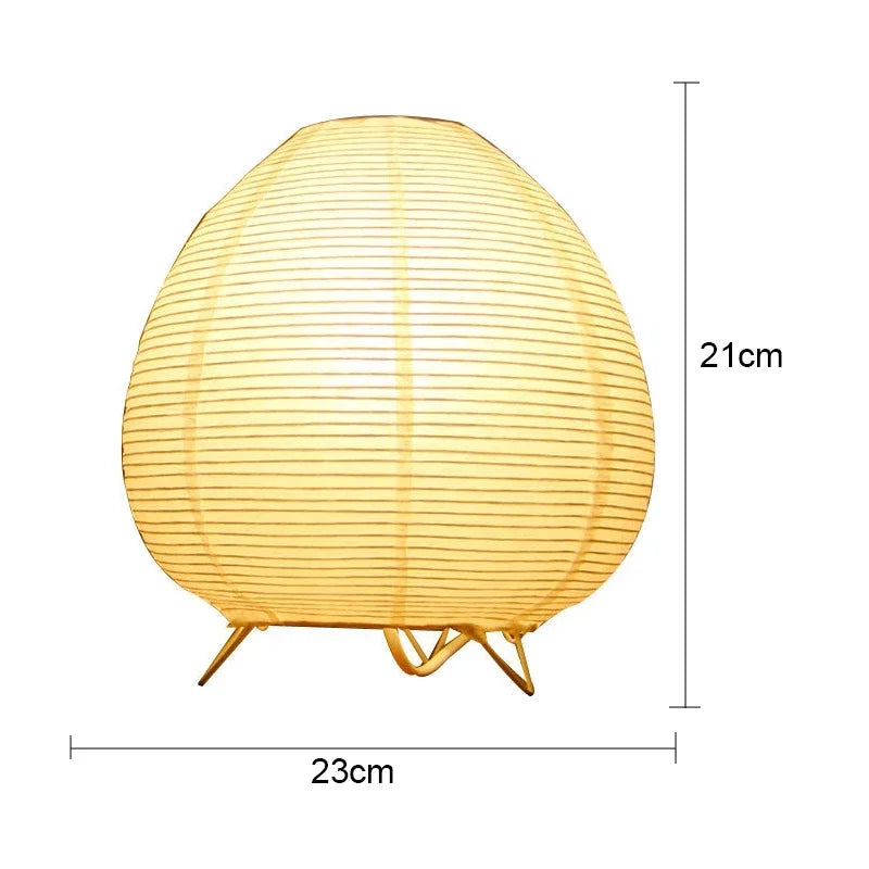 Rice Paper Lantern Table Lamp