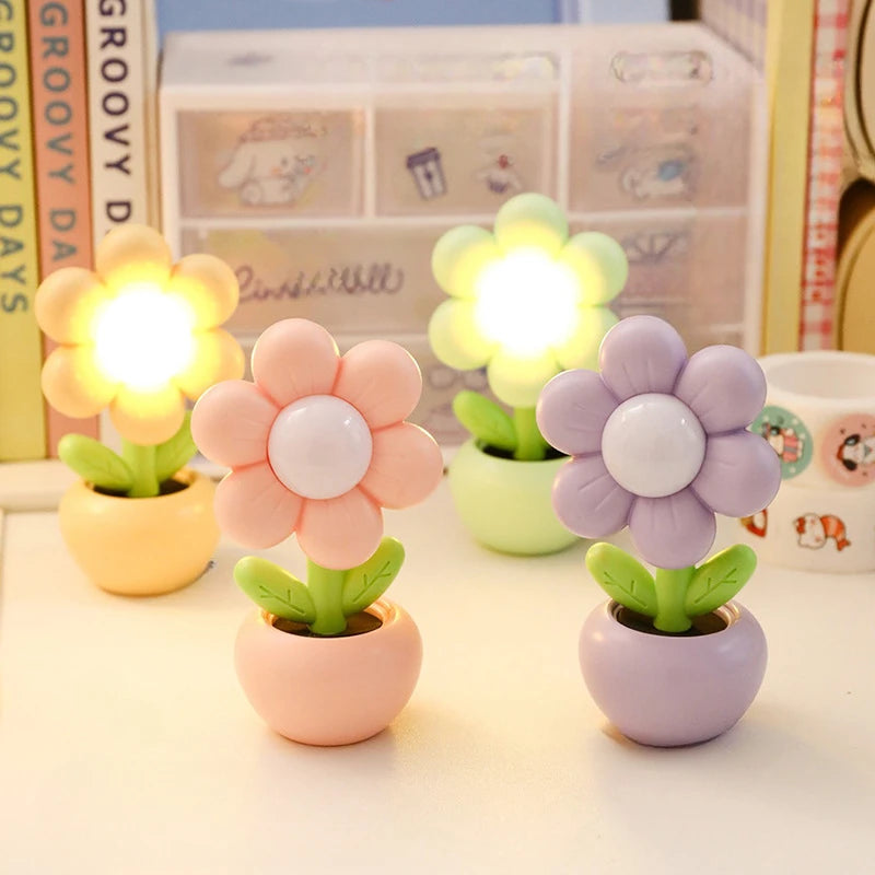 Mini Flower Pot Night Light