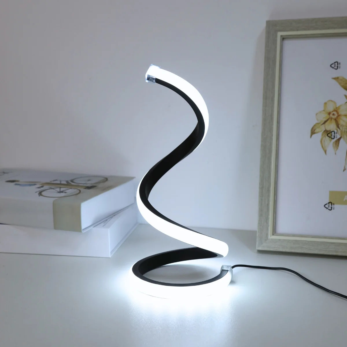 Spiral LED Desk Lamp