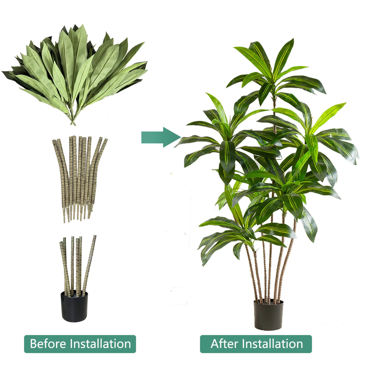 Purity Artificial Dracaena 180 cm