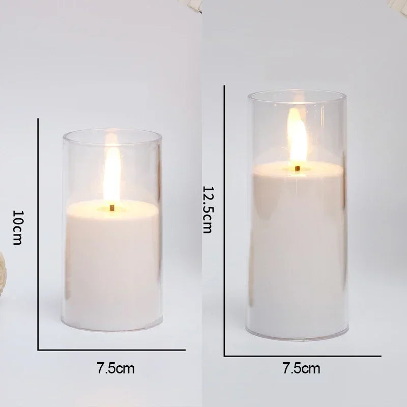 Flameless LED Candles (Set of 3)