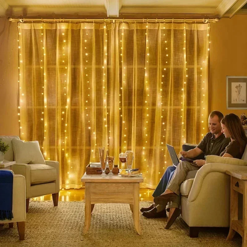 Fairy Curtain Lights with Remote