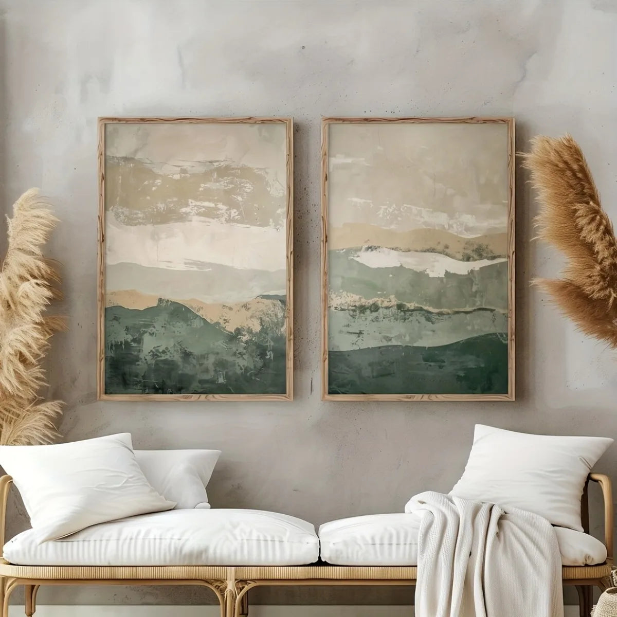 Wabi-Sabi Canvas Prints (Set of 2)