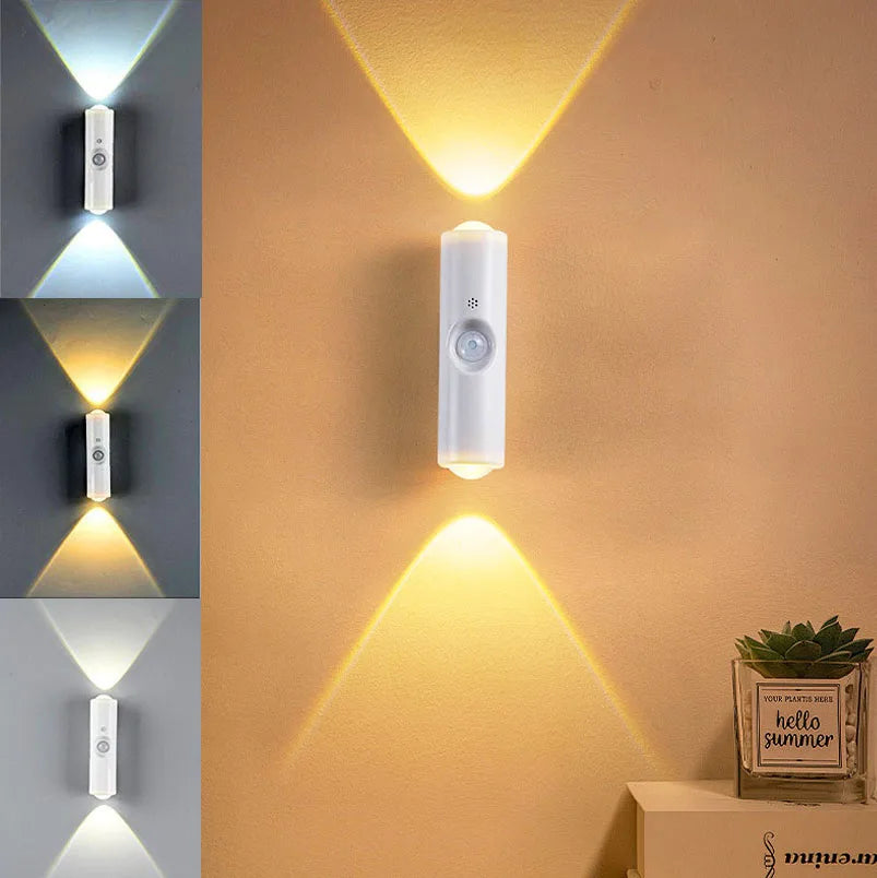 Aplique de luz arriba y abajo recargable
