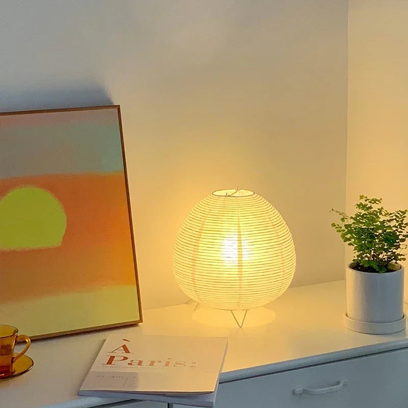 Rice Paper Lantern Table Lamp